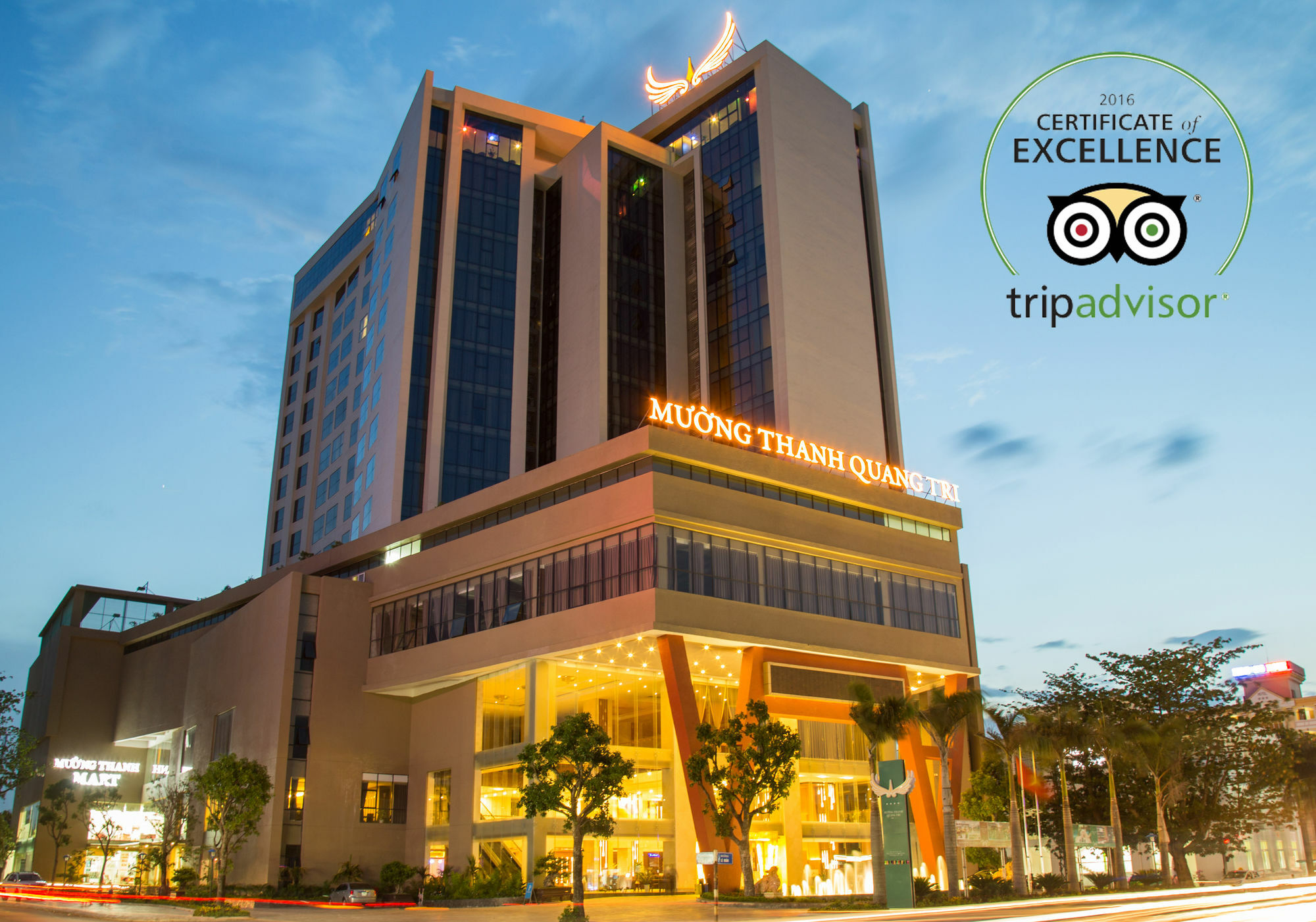 Muong Thanh Grand Quang Tri Hotel Bagian luar foto